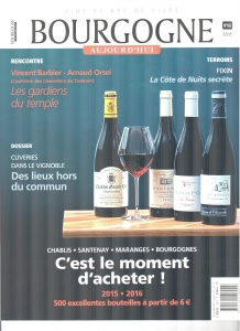 Bourgogne Aujourd'hui N°142 - sept 2018